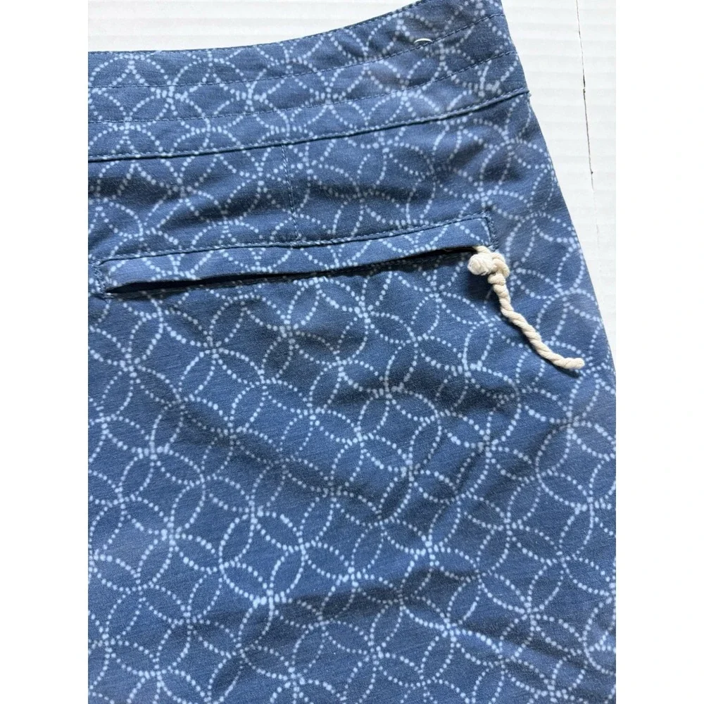 Faherty Men's Swim Shorts Swim Trunks Blue Size 36
